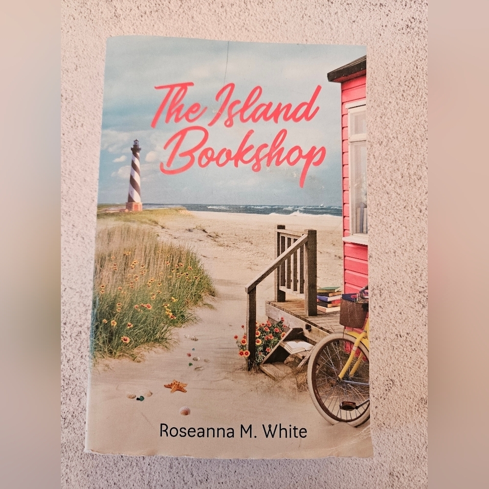 The Island Bookshop Novel by Roseanna M. White, Softcover, Some Wear